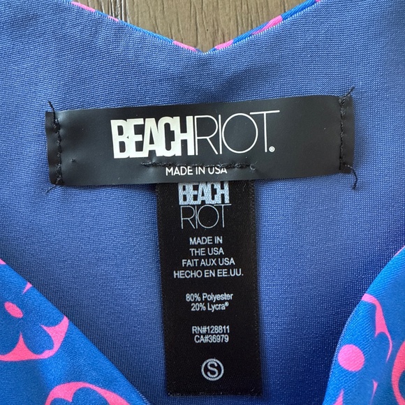 Beach Riot wavy floral swim set - Picture 2 of 4